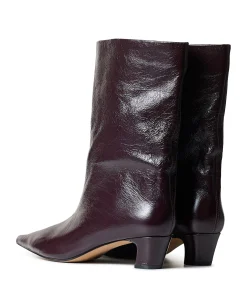 Lytton dames enkellaarzen bordeaux