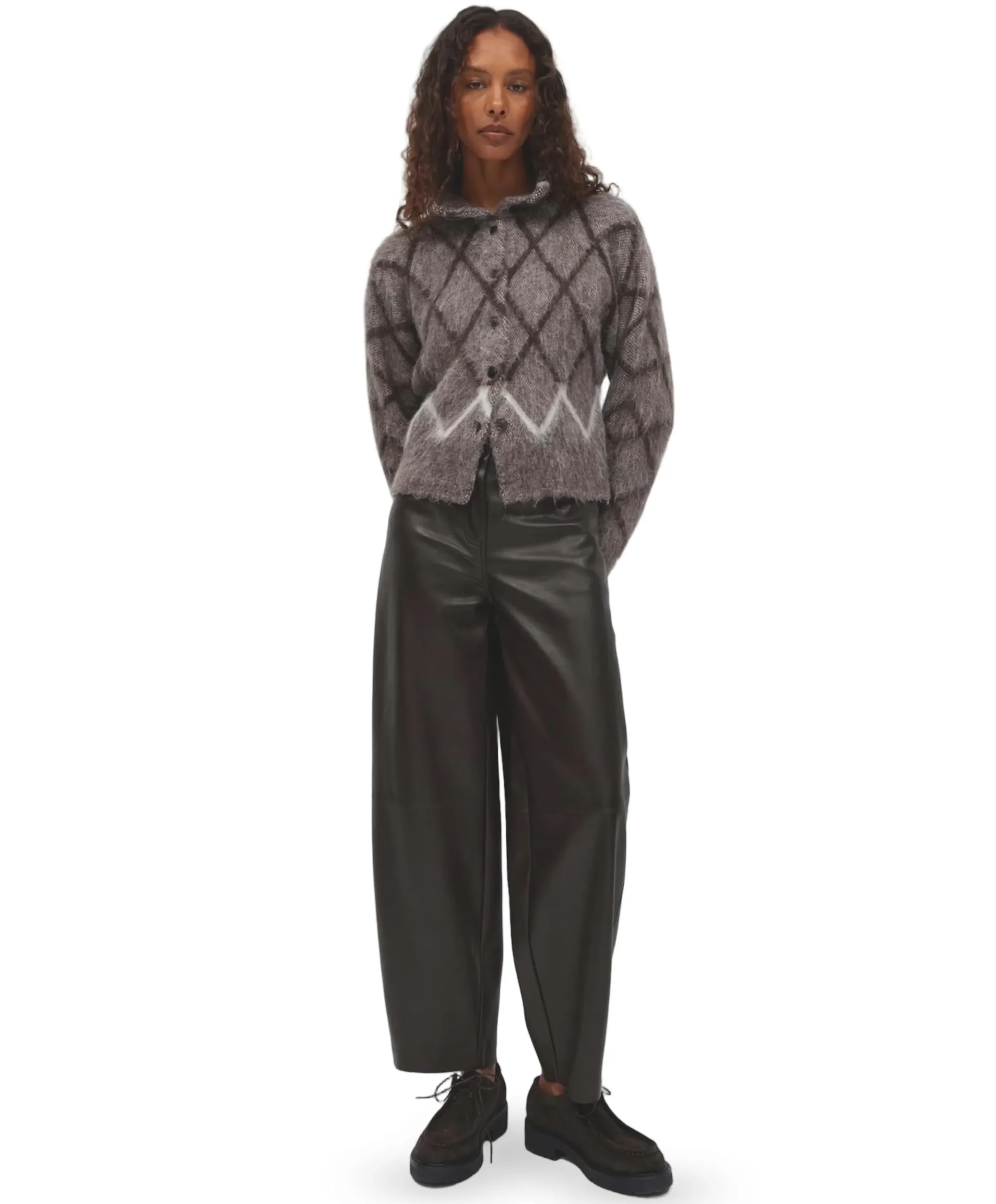Maiga edit dames broek bruin