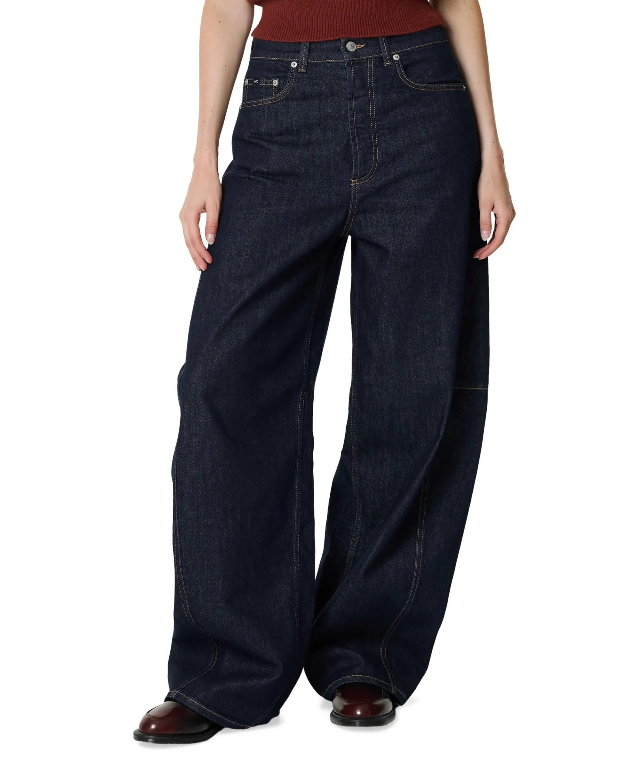 MAKI RINSE dames jeans blauw