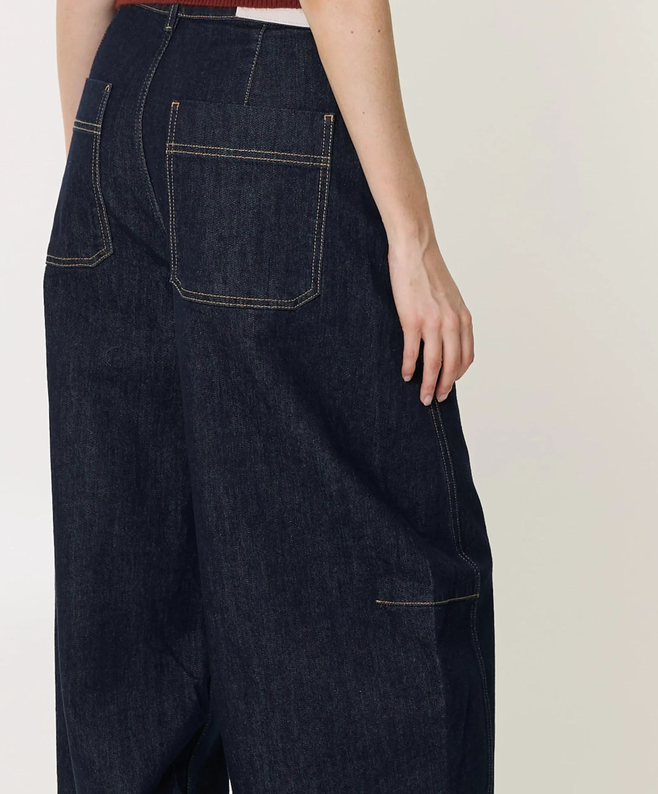 MAKI RINSE dames jeans blauw