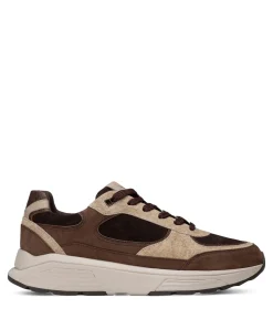 Manhattan heren sneakers bruin