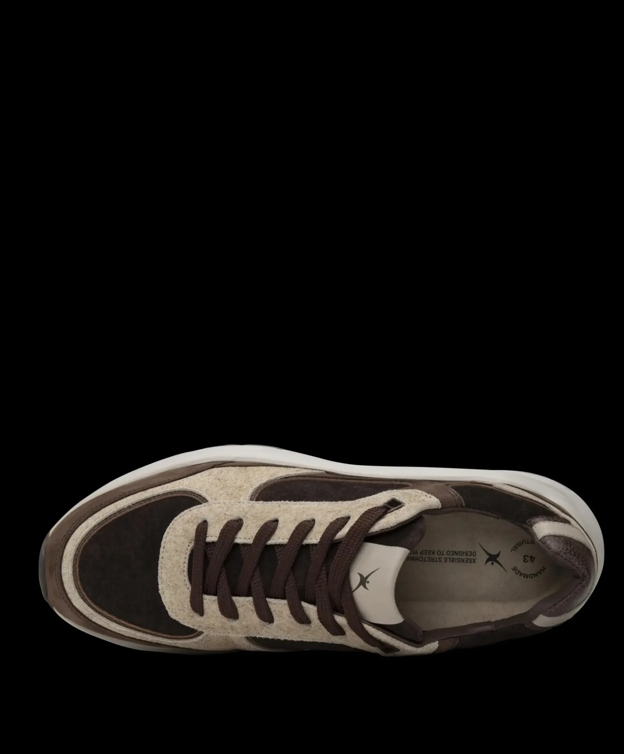 Manhattan heren sneakers bruin