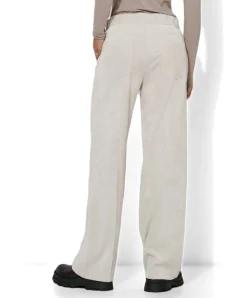 Mara Wide Leg Casual dames broek ecru