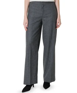 Mara Wide Leg Casual dames broek grijs