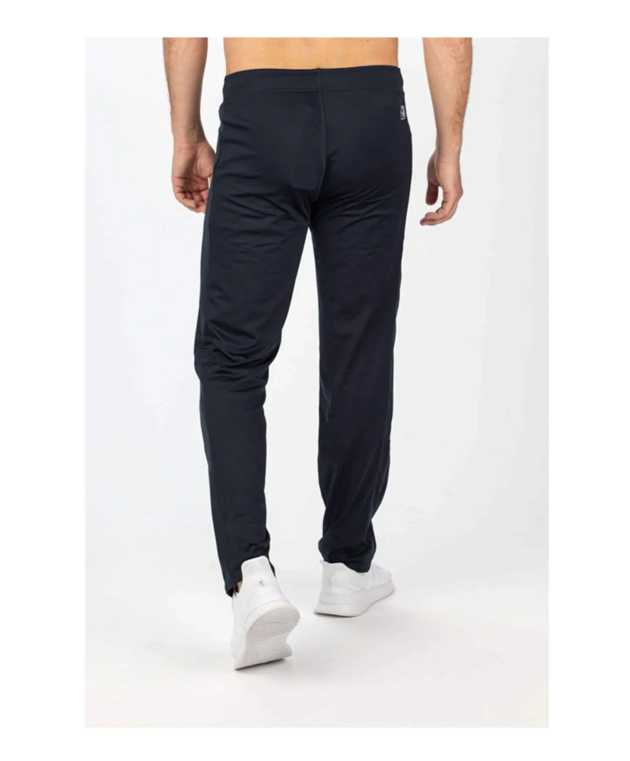 Matt heren trainingsbroek blauw