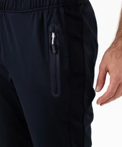 Matt heren trainingsbroek blauw