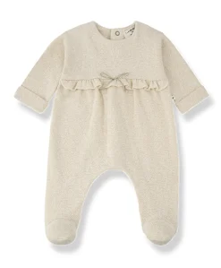 Meisjes babypakje ecru