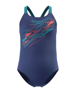 Meisjes badpak blauw