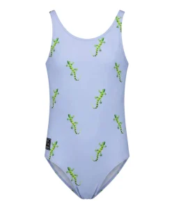 Meisjes badpak blauw