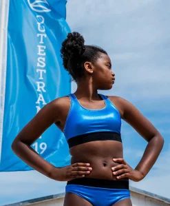 Meisjes bikiniset blauw