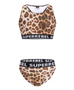Meisjes bikiniset bruin