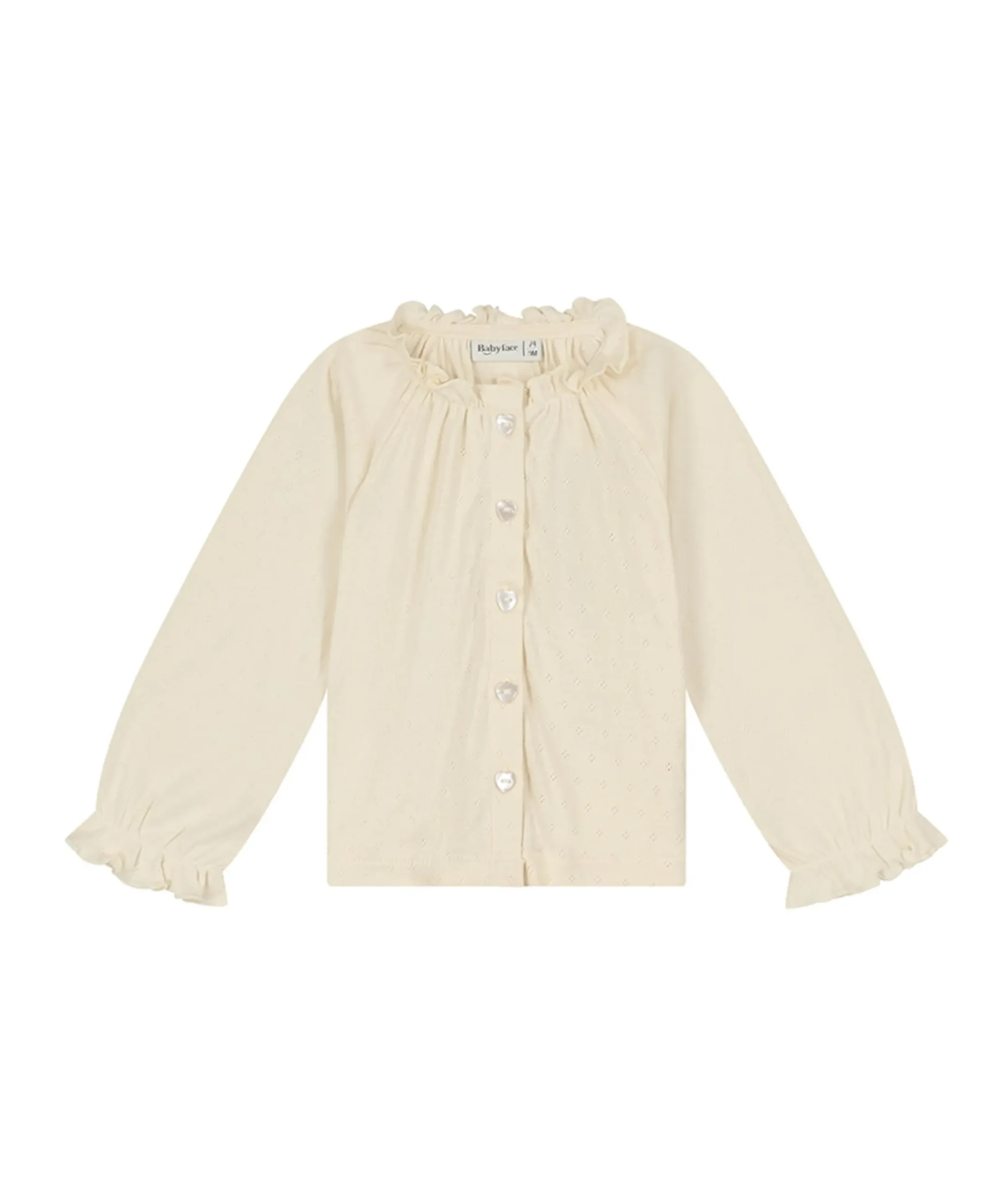 Meisjes blouse ecru