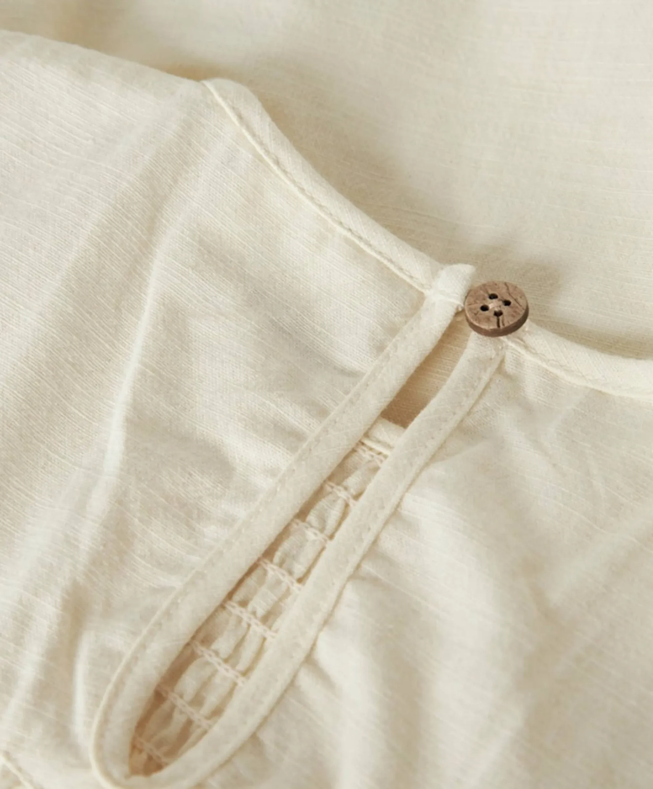 Meisjes blouse lange mouw ecru