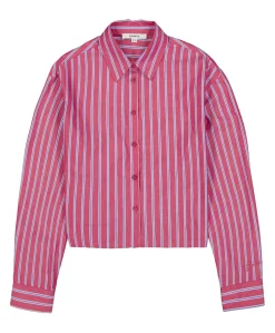 Meisjes blouse lange mouw roze