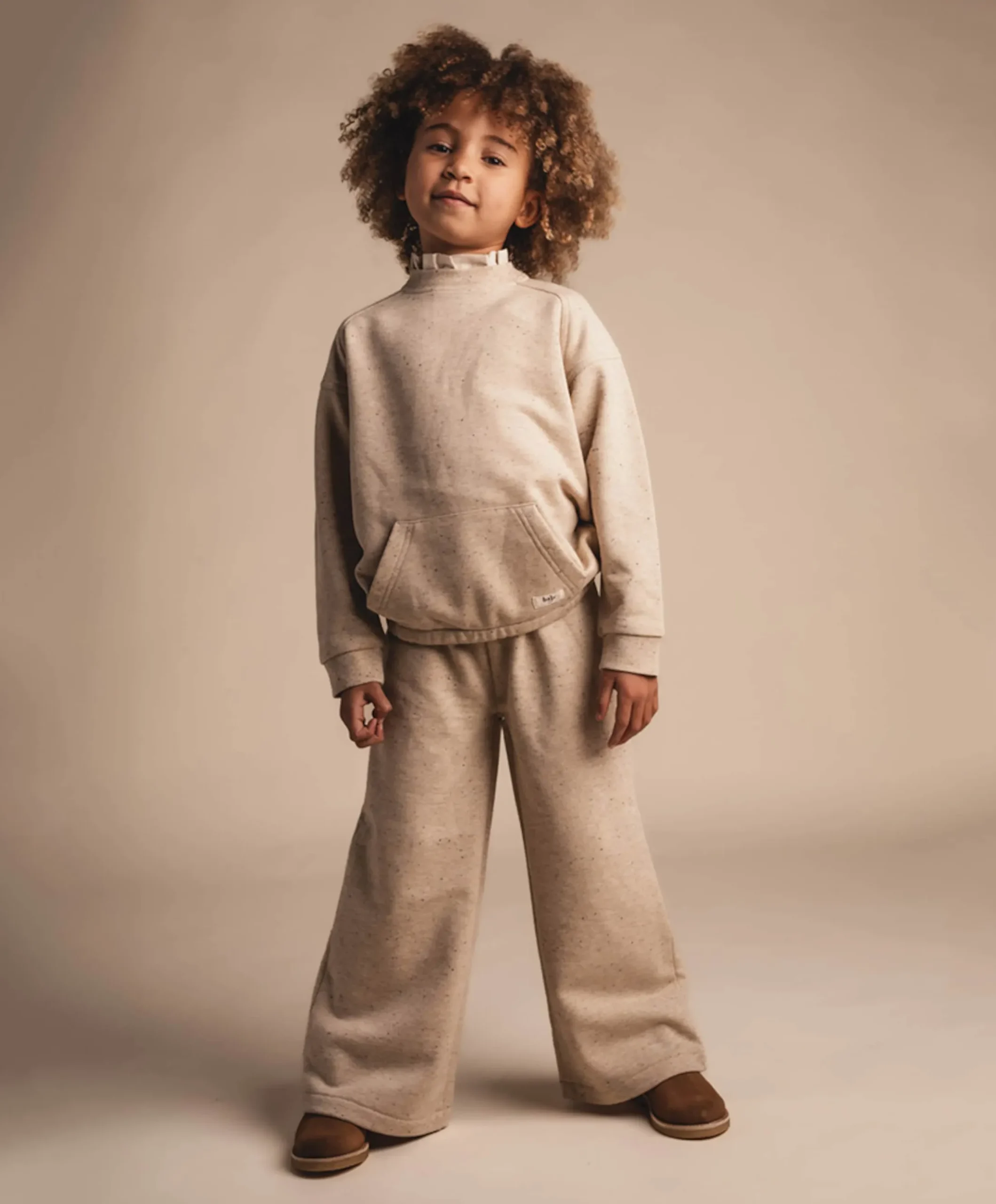 meisjes broek beige