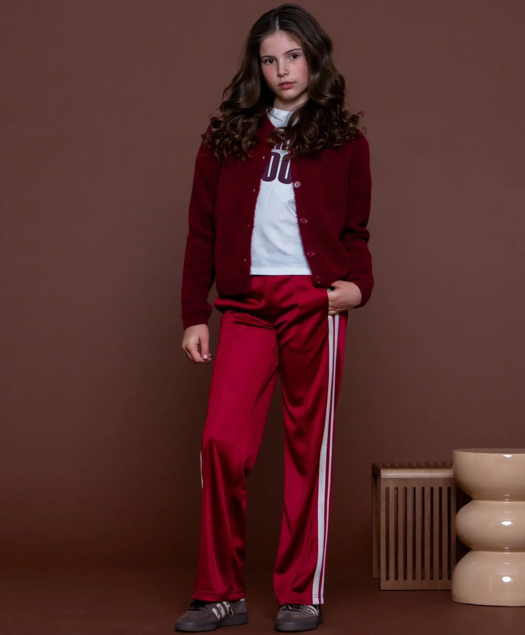 meisjes broek bordeaux