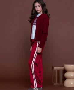 meisjes broek bordeaux