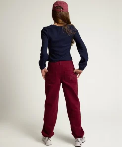 meisjes broek bordeaux
