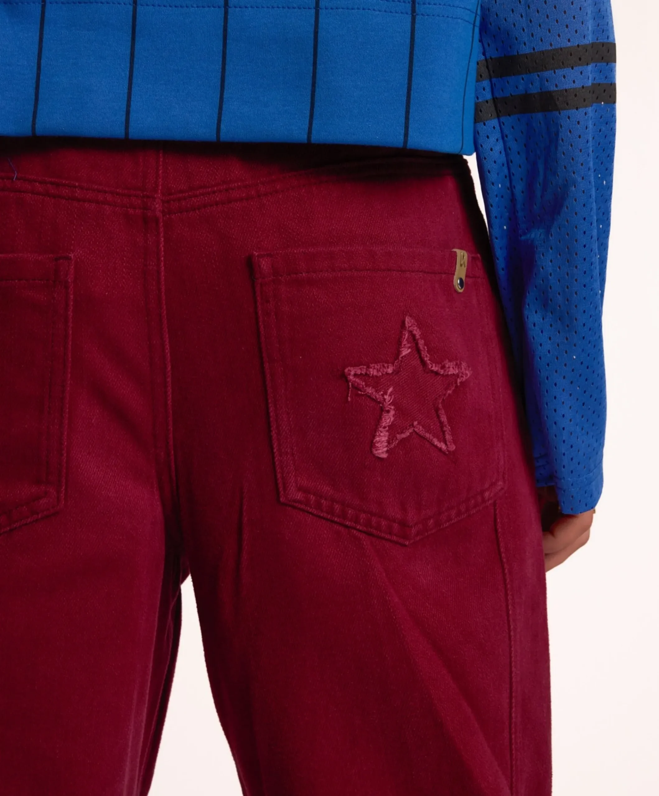 meisjes broek bordeaux