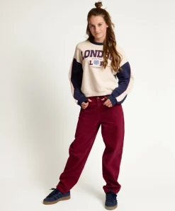 meisjes broek bordeaux