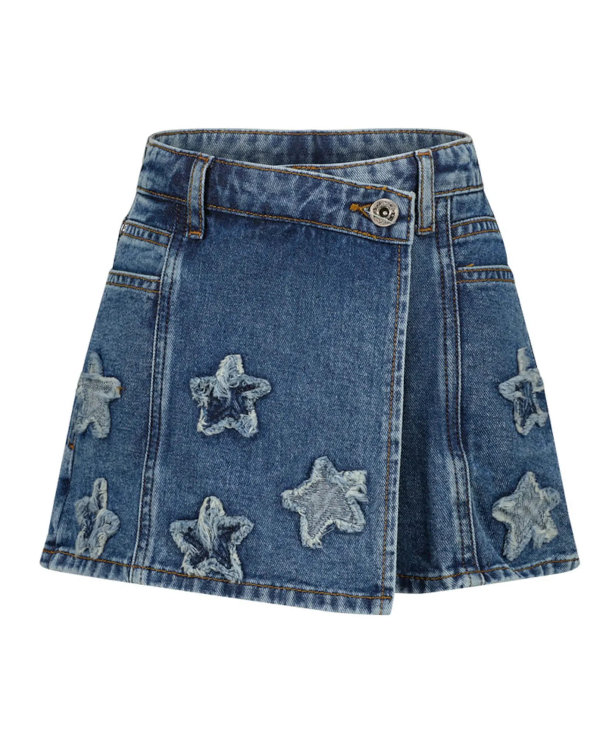 Meisjes broekrok blauw