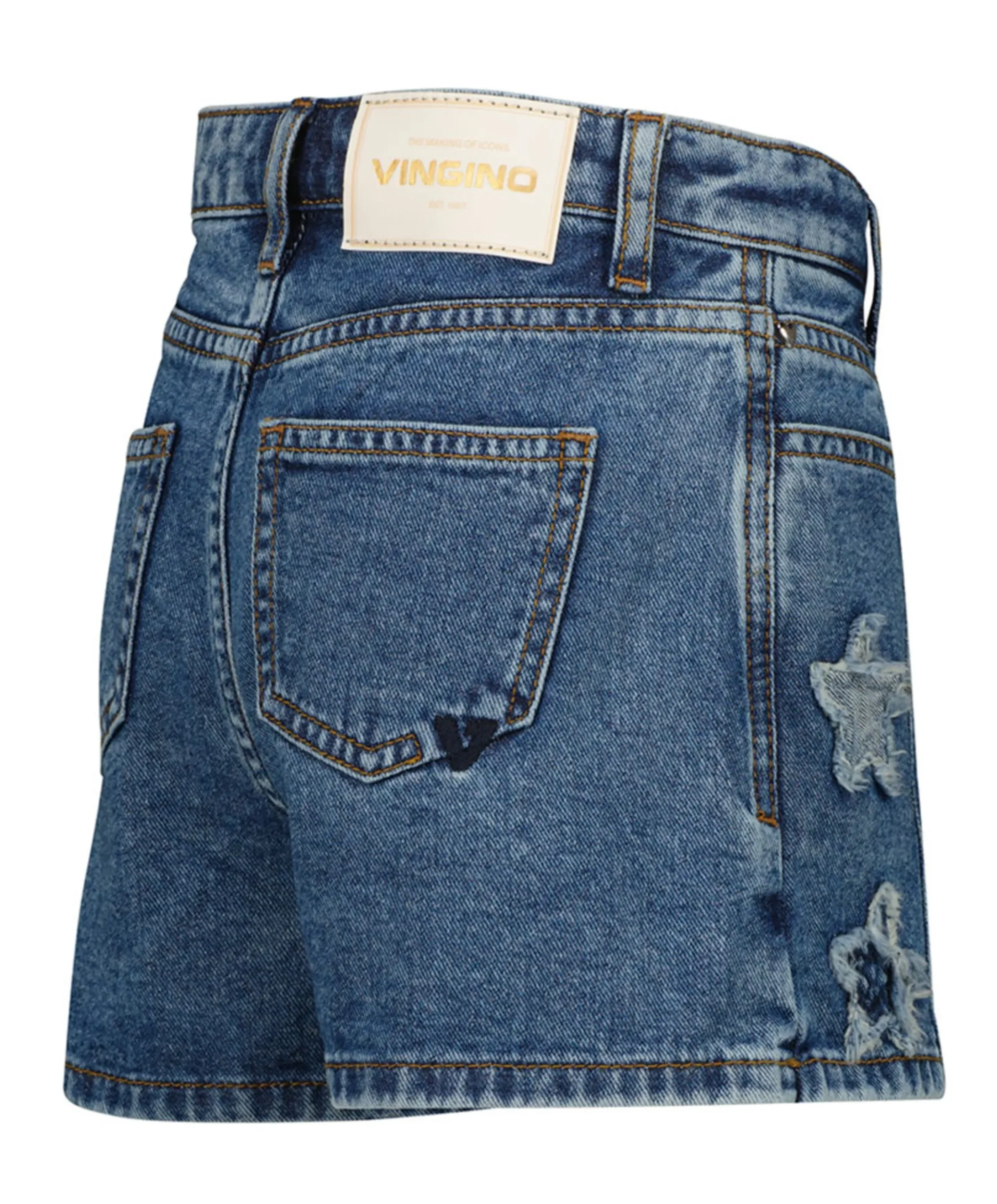 Meisjes broekrok blauw