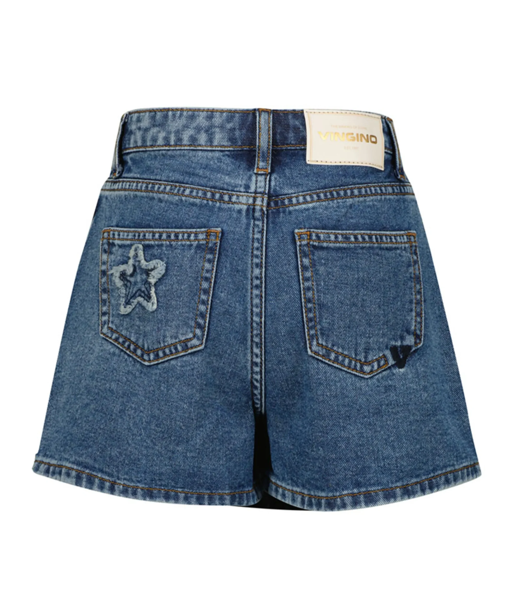 Meisjes broekrok blauw