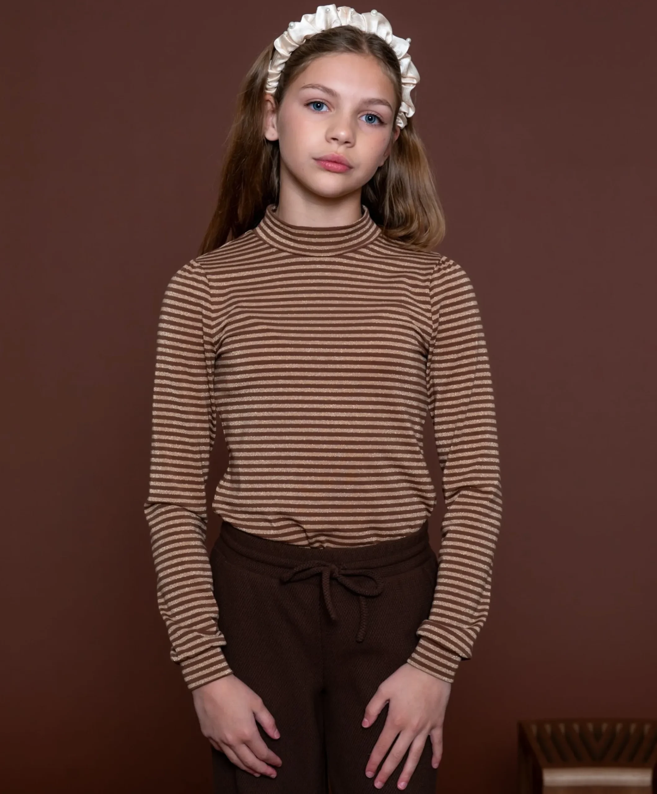 Meisjes coltrui beige