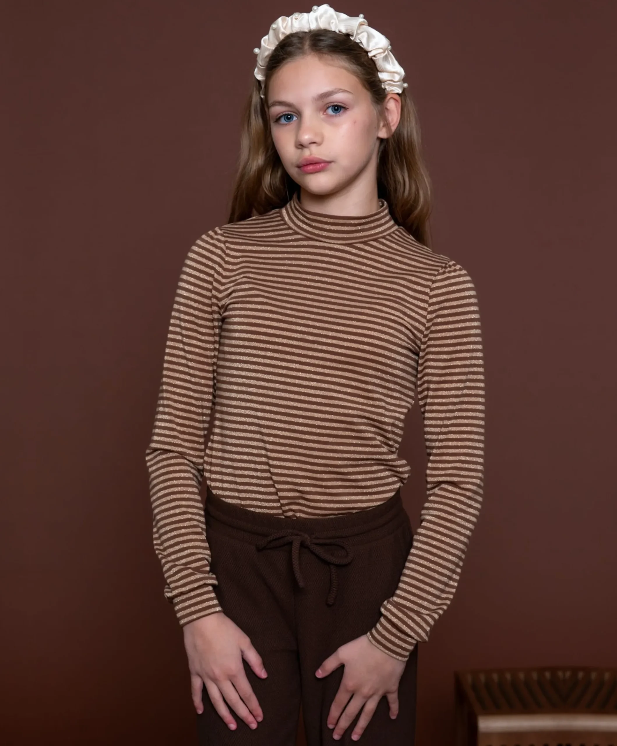 Meisjes coltrui beige