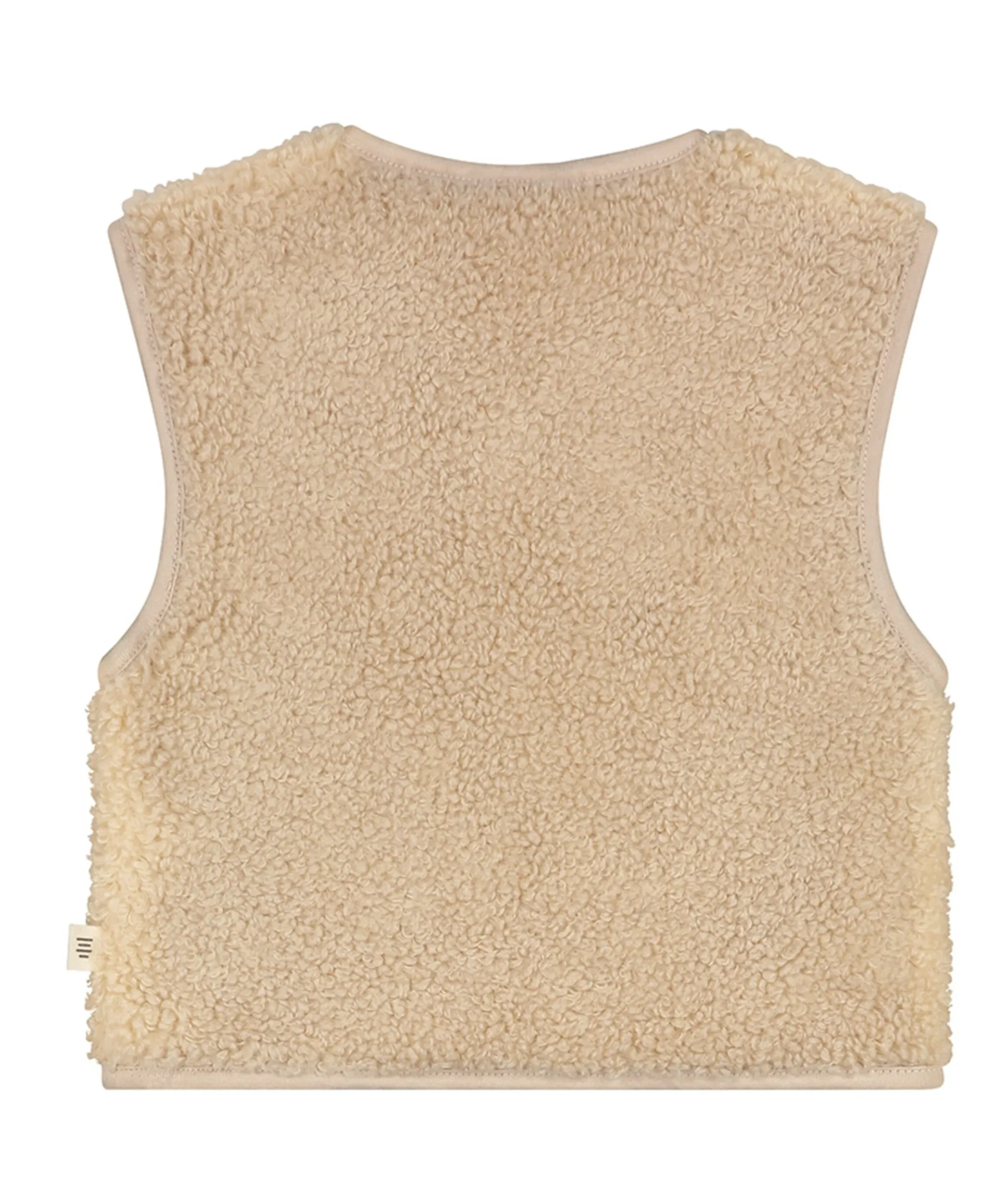 Meisjes gilet beige
