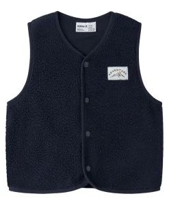 Meisjes gilet blauw