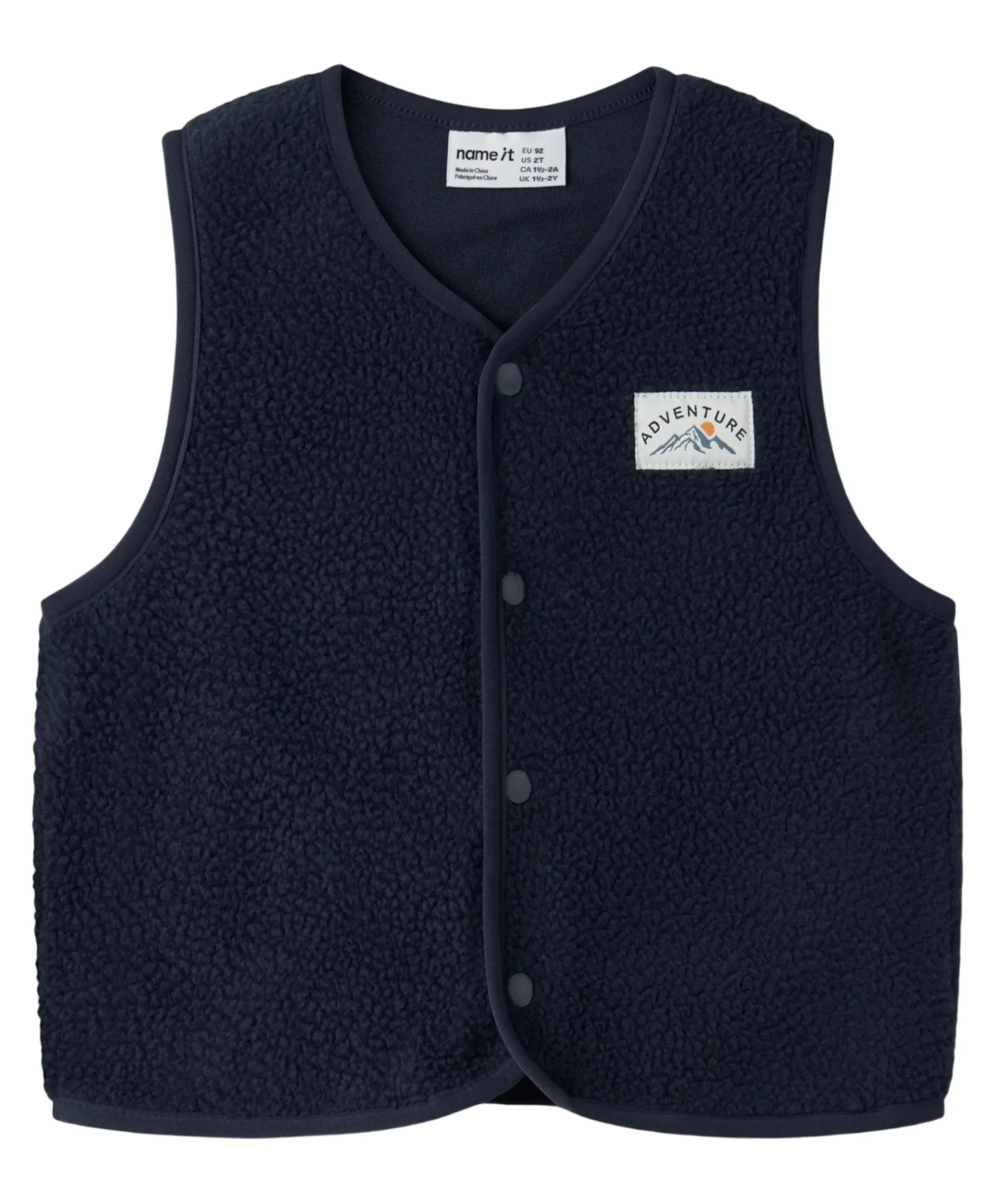Meisjes gilet blauw