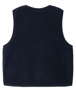 Meisjes gilet blauw