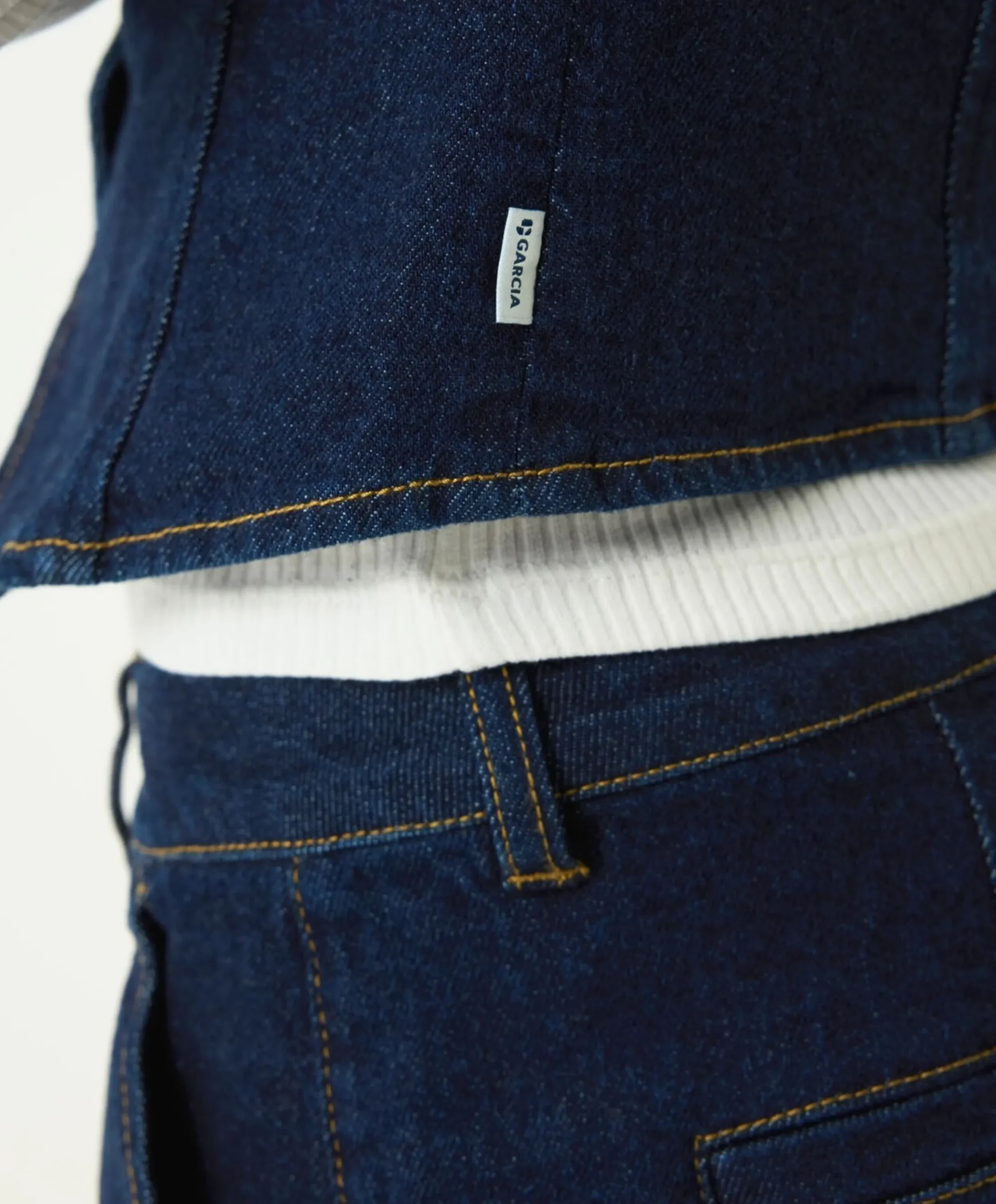 Meisjes gilet blauw