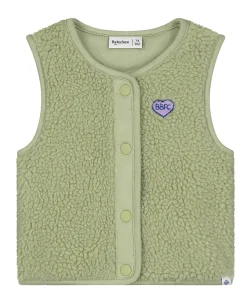 Meisjes gilet groen