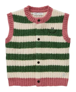 Meisjes gilet multicolor