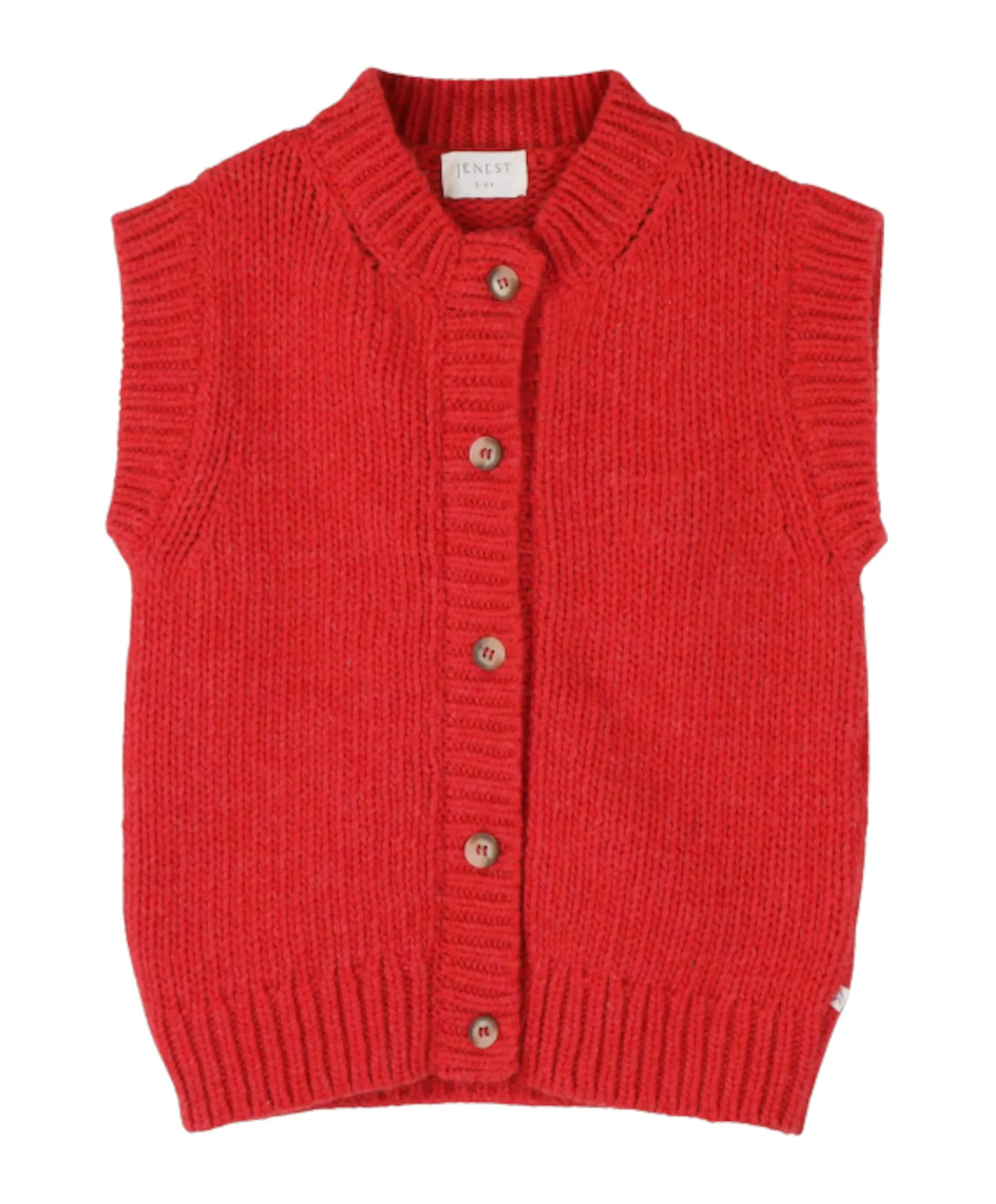 Meisjes gilet rood