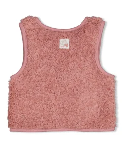 Meisjes gilet roze
