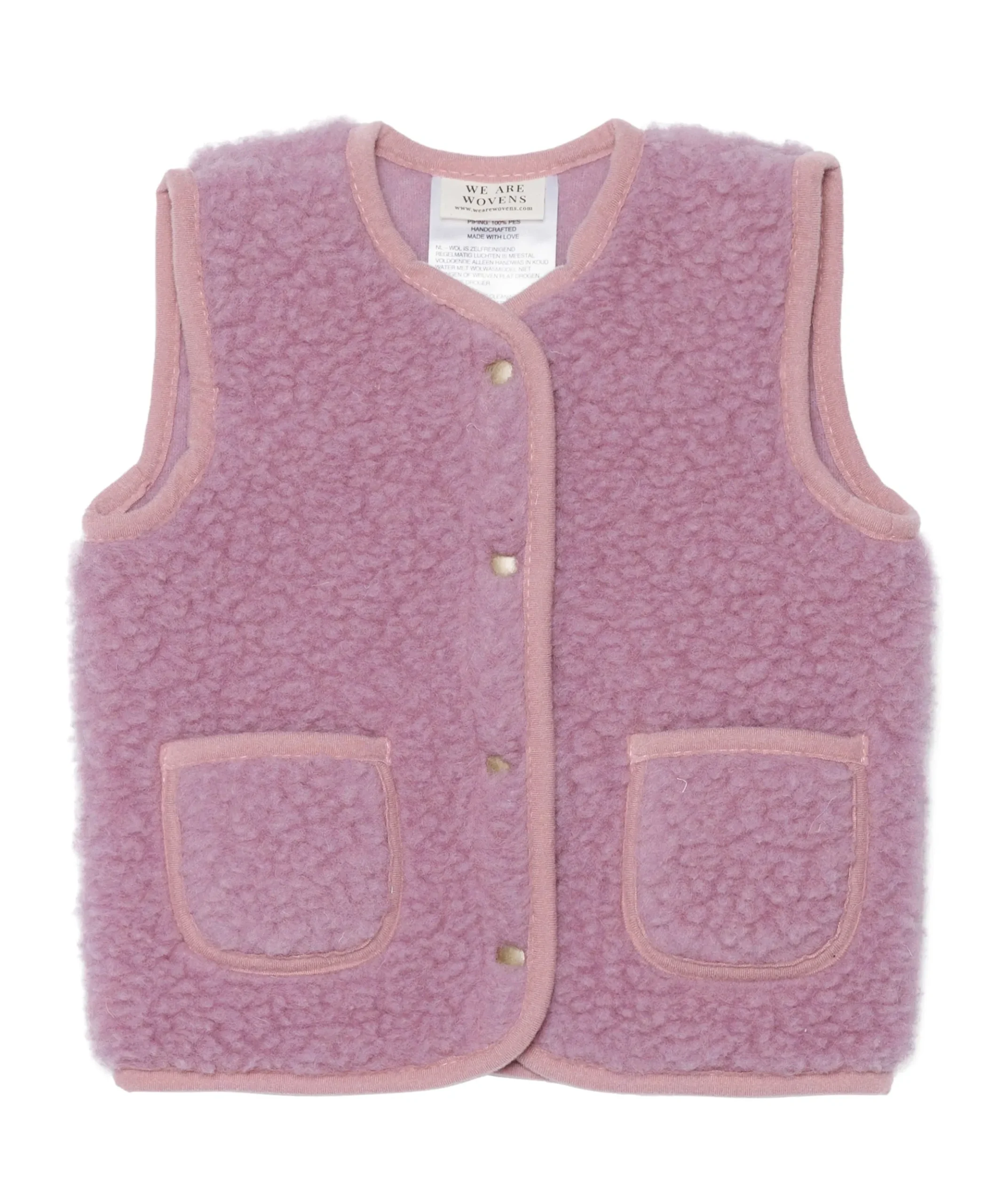 Meisjes gilet roze
