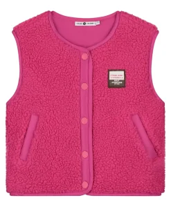 Meisjes gilet roze