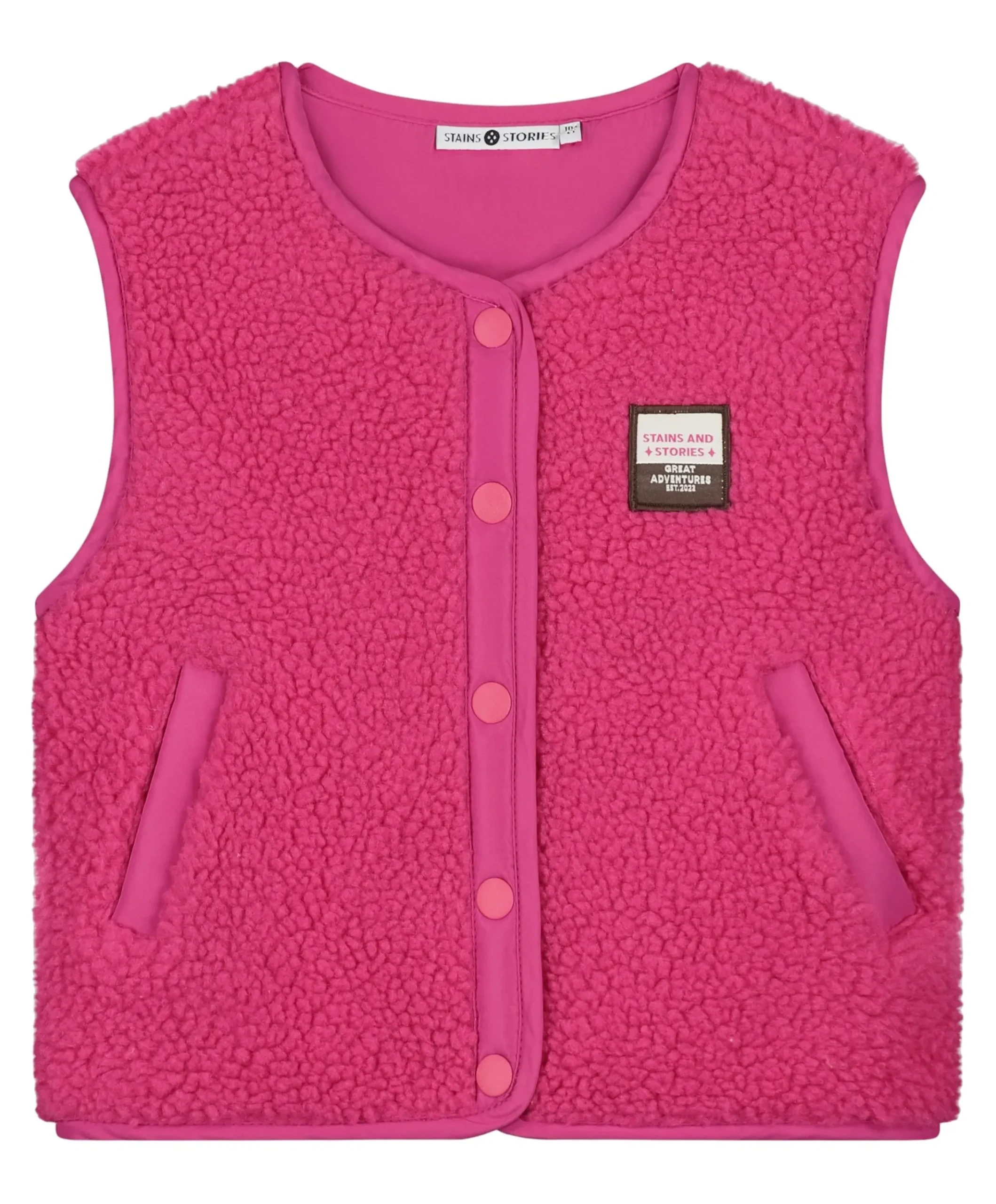 Meisjes gilet roze