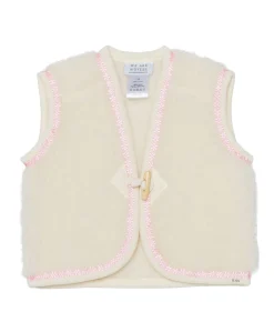 Meisjes gilet wit