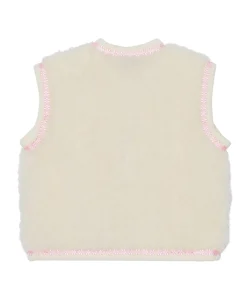 Meisjes gilet wit