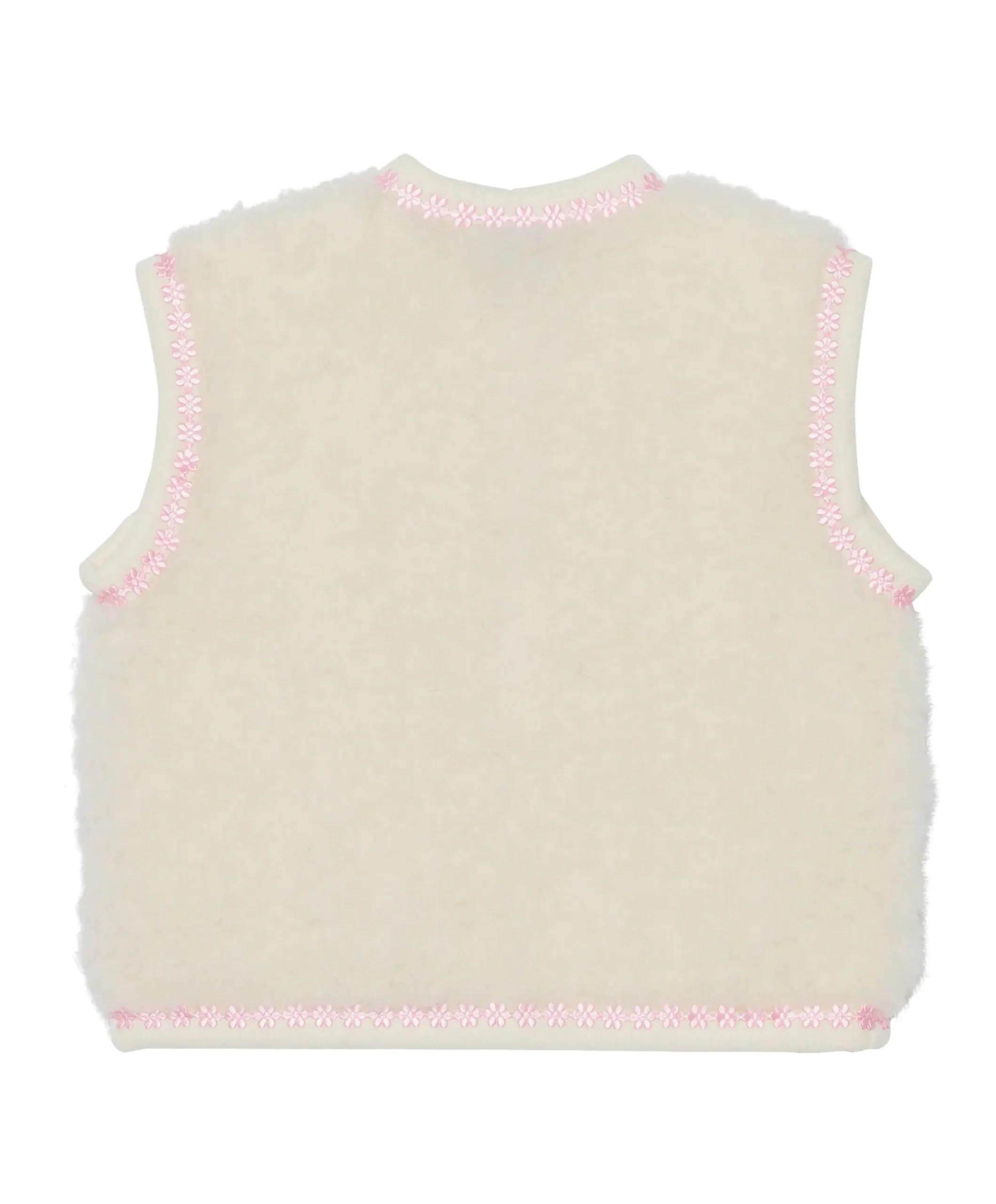 Meisjes gilet wit