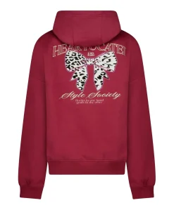 Meisjes hoodie bordeaux