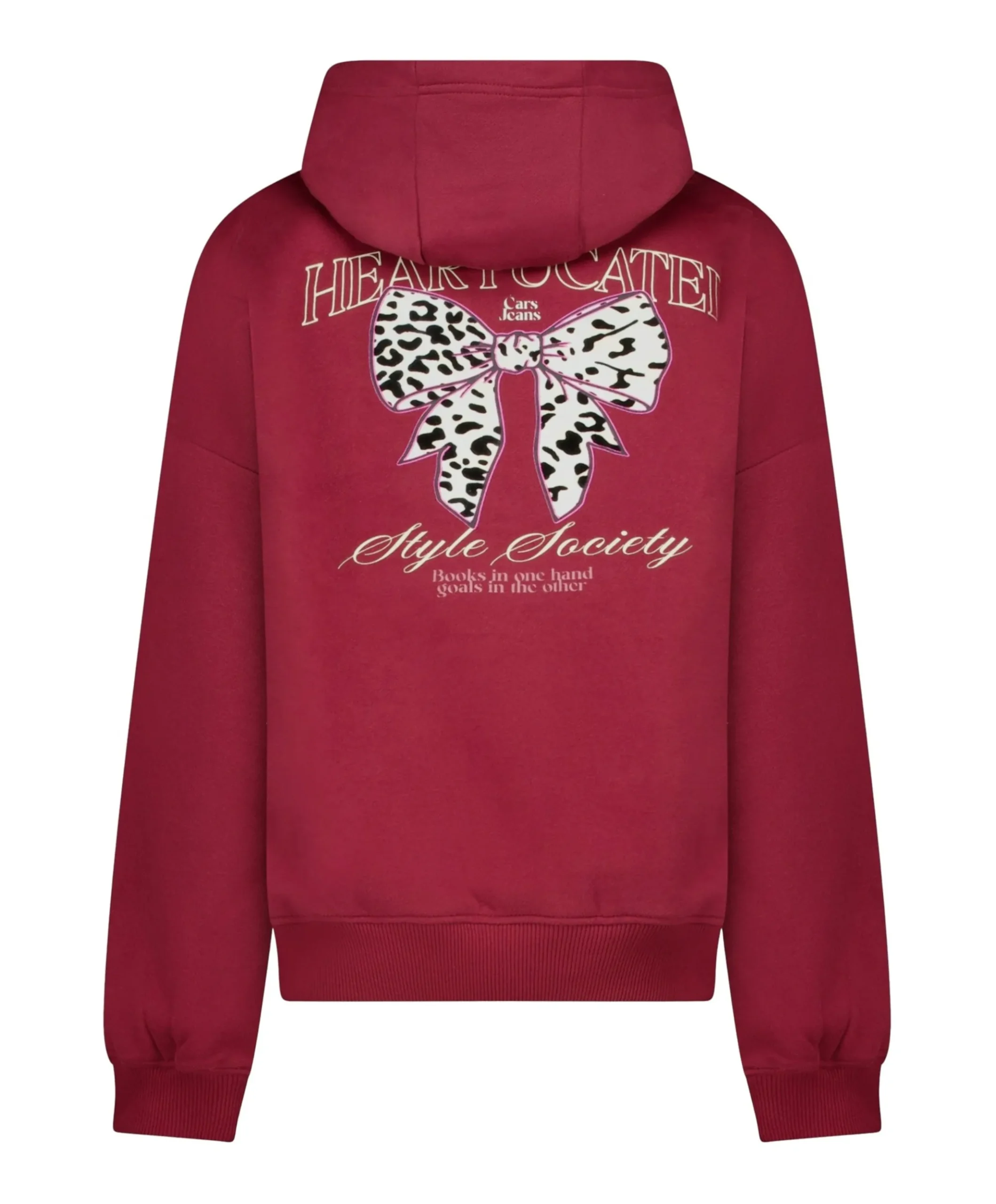 Meisjes hoodie bordeaux