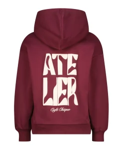 Meisjes hoodie bordeaux
