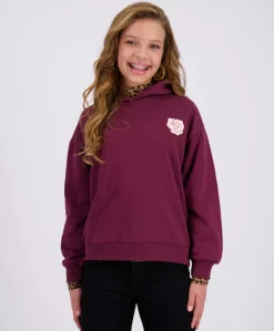 Meisjes hoodie bordeaux