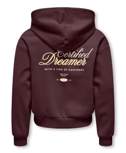 Meisjes hoodie bruin