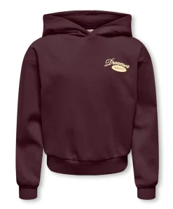 Meisjes hoodie bruin